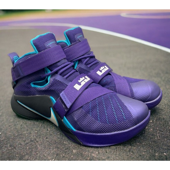 Lebron James Nike Soldier Summit Lake Hornets Hoop Shoes Men 12 Fast Ship - Picture 1 of 12